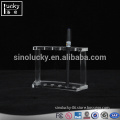 Clear Black Makeup Pen Organizer Box Acrylic Multifunction Pen Pencil Display Frame Stand Storage Rack